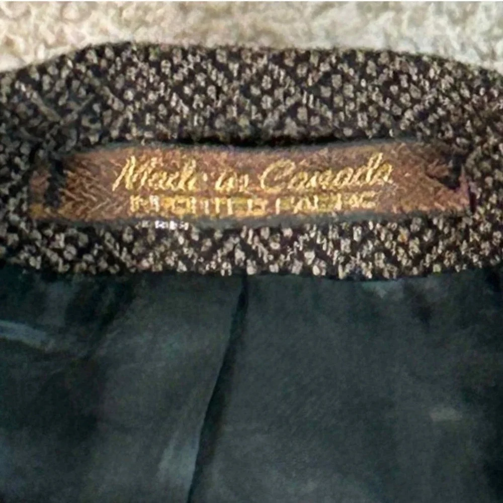 Franco Tassi Mens 39S Brown Textured 100% Wool 2 Button Blazer Sport Coat Canada